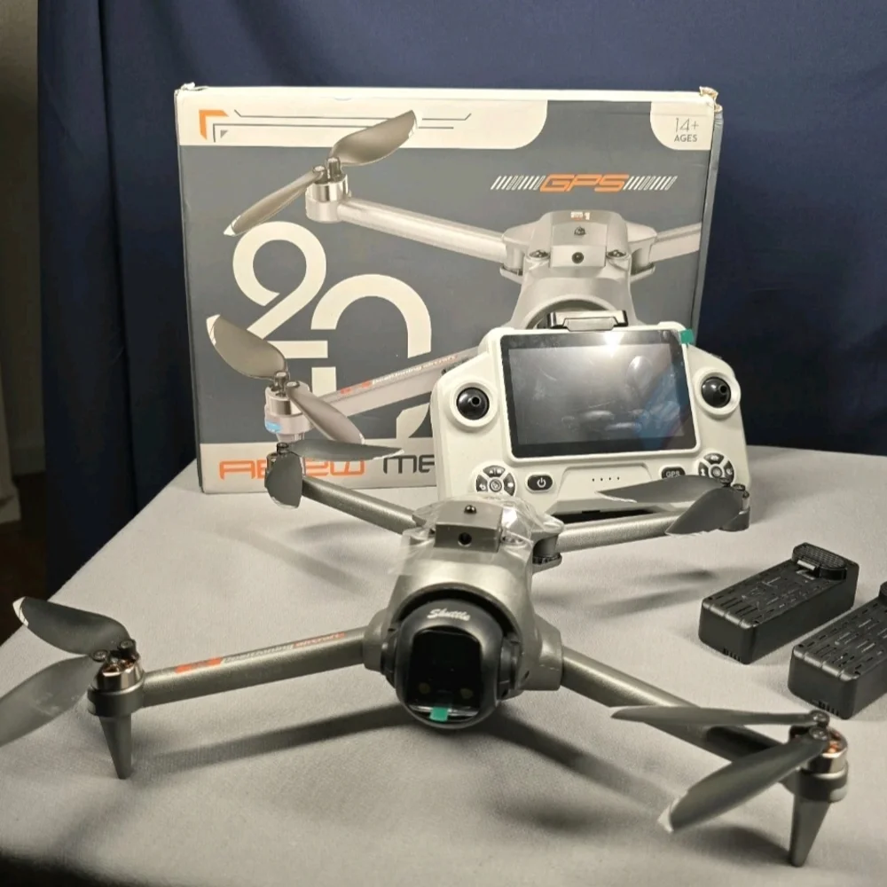 AE20 GPS Aero Max Drone with Dual Cameras - Gray